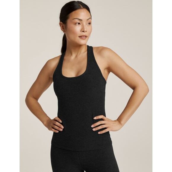 Beyond Yoga Spacedye Step Up Racerback Tank in Darkest Night Size Medium - Picture 1 of 5